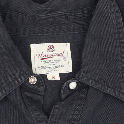 Universal Men's Black Small Button-Up Shirt