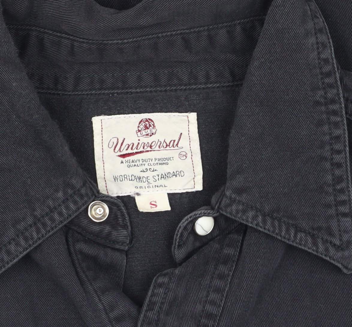 Universal Men's Black Small Button-Up Shirt