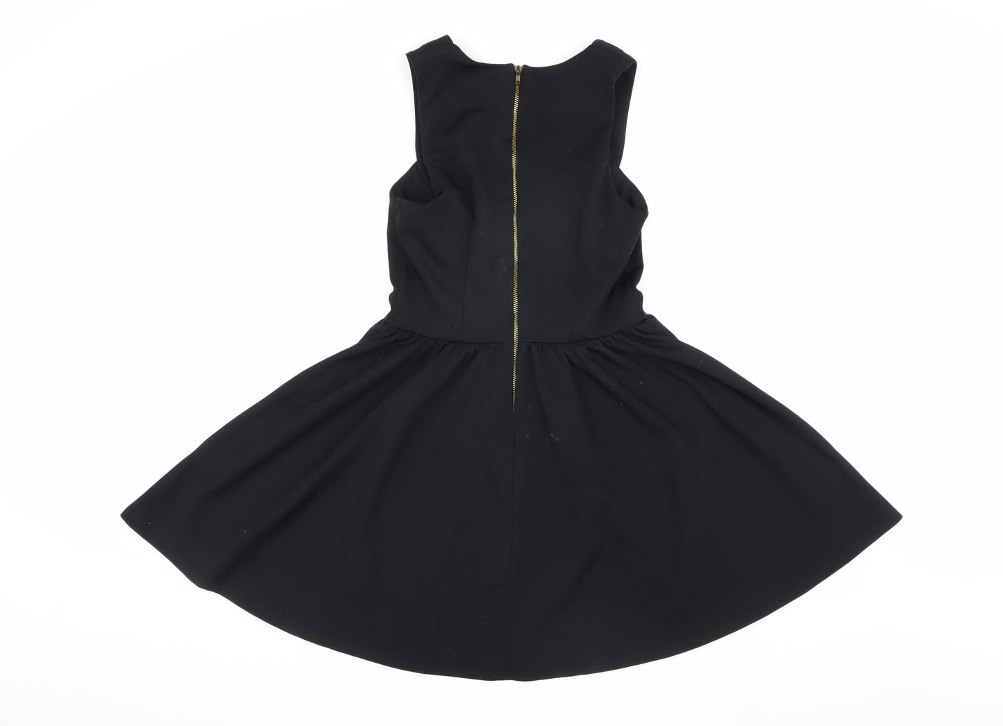 River Island Women's Black Skater Dress, Size 8