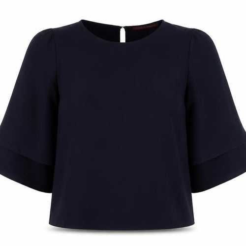 Comptoir des Cotonniers Women's Black Blouse, XS, Flared Sleeve
