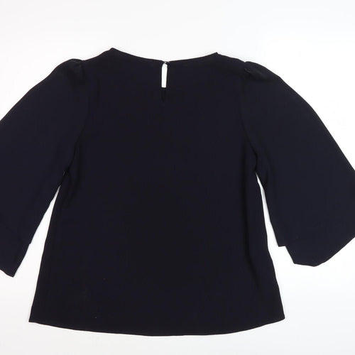 Comptoir des Cotonniers Women's Black Blouse, XS, Flared Sleeve