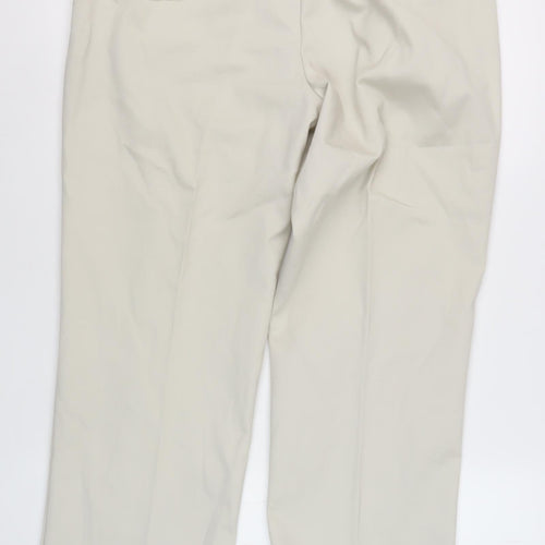 Lands' End Women's Beige Chino Trousers Size 10