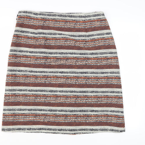 Bonmarché Women's Multicoloured Knee-Length Skirt, Size 16