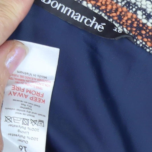 Bonmarché Women's Multicoloured Knee-Length Skirt, Size 16