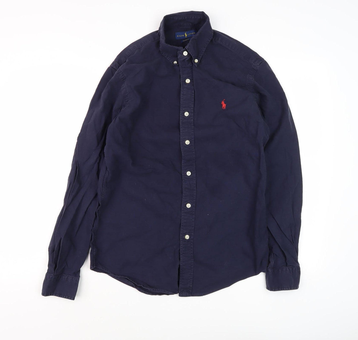Ralph Lauren Men's Blue S Custom Fit Shirt