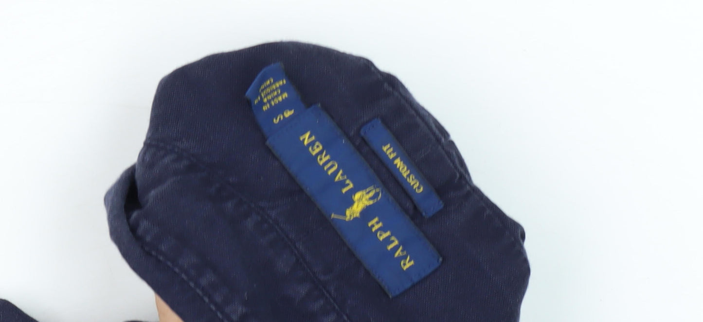Ralph Lauren Men's Blue S Custom Fit Shirt