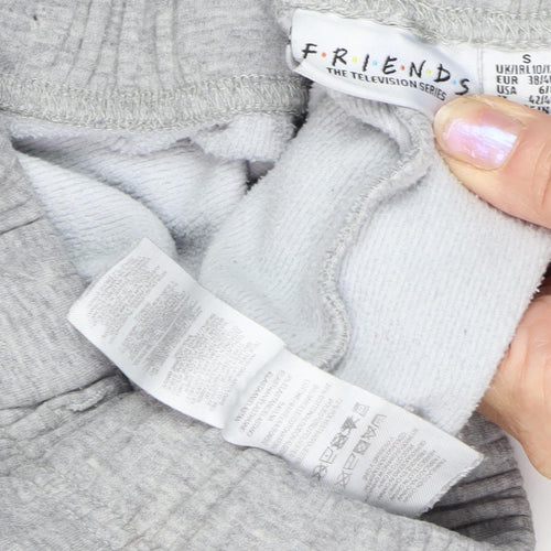 Friends Women Grey Jogger Trousers S Casual