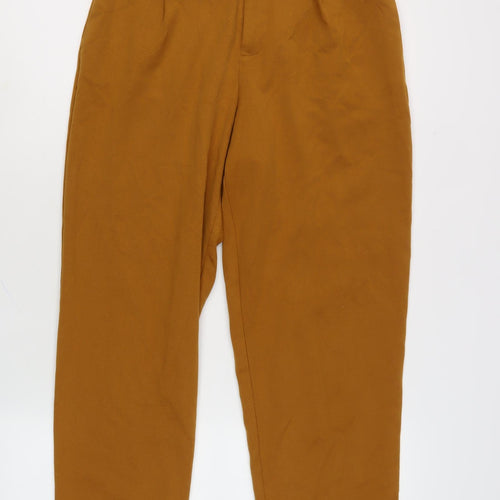 Zara Women's Brown Cropped Trousers, Size 11