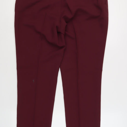 H&M Women's Red Dress Pants Size 12 - Stylish Winter Trousers