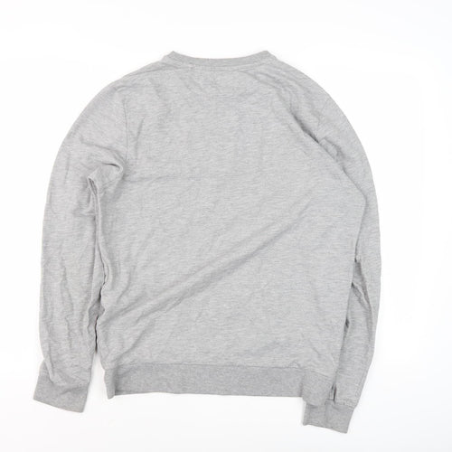 Red Herring Men's Grey Graphic Sweatshirt M