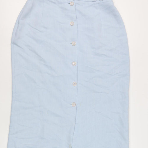 Jacques Vert Women's Blue Pencil Skirt, Size 14