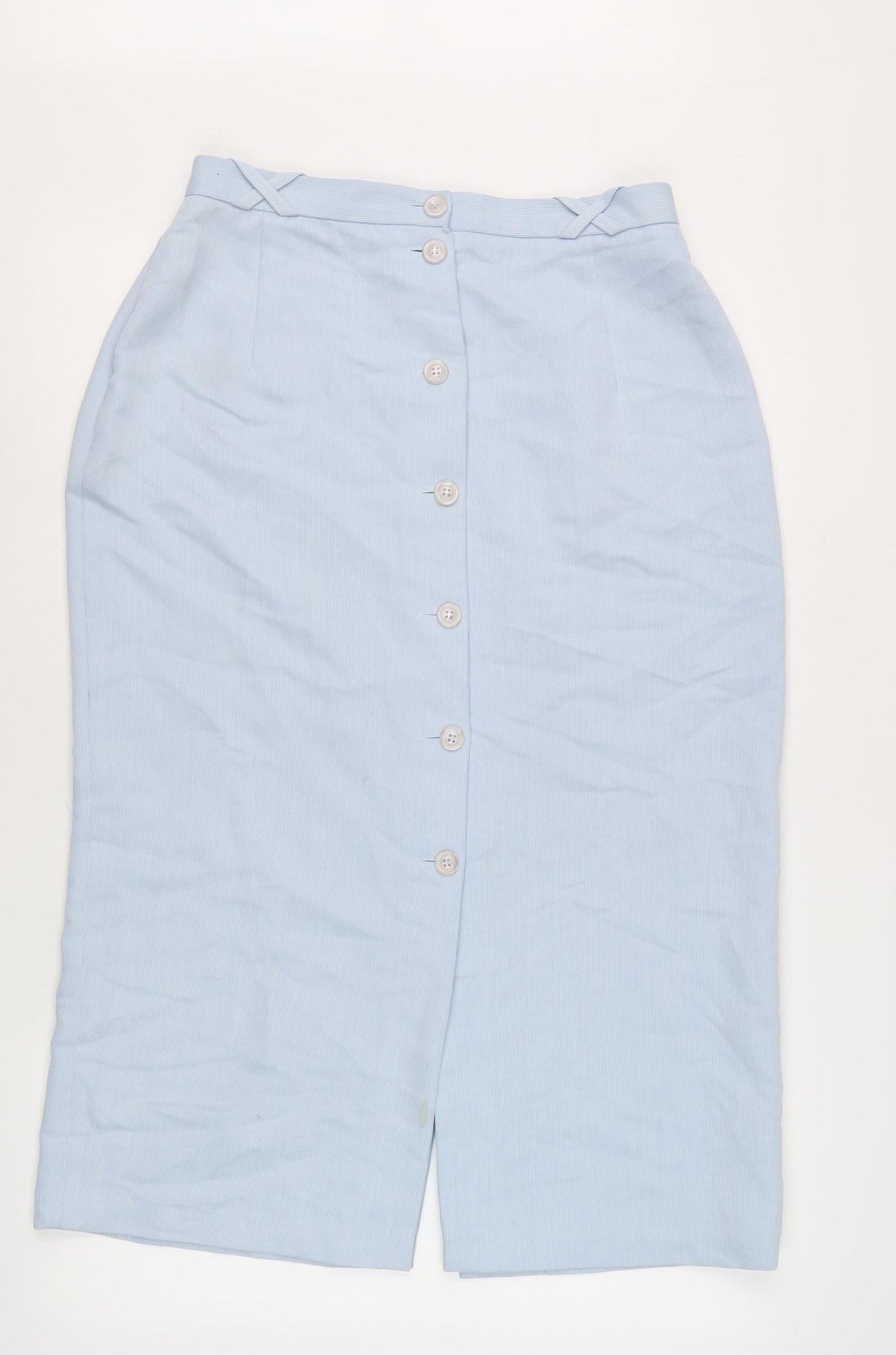 Jacques Vert Women's Blue Pencil Skirt, Size 14