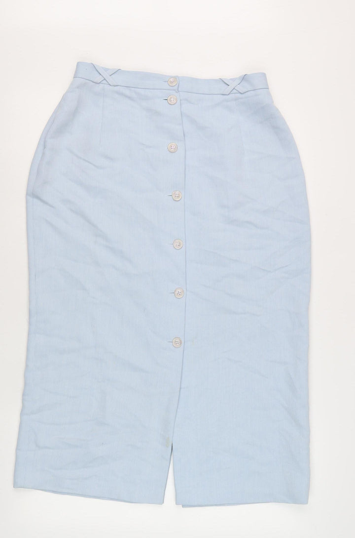 Jacques Vert Women's Blue Pencil Skirt, Size 14