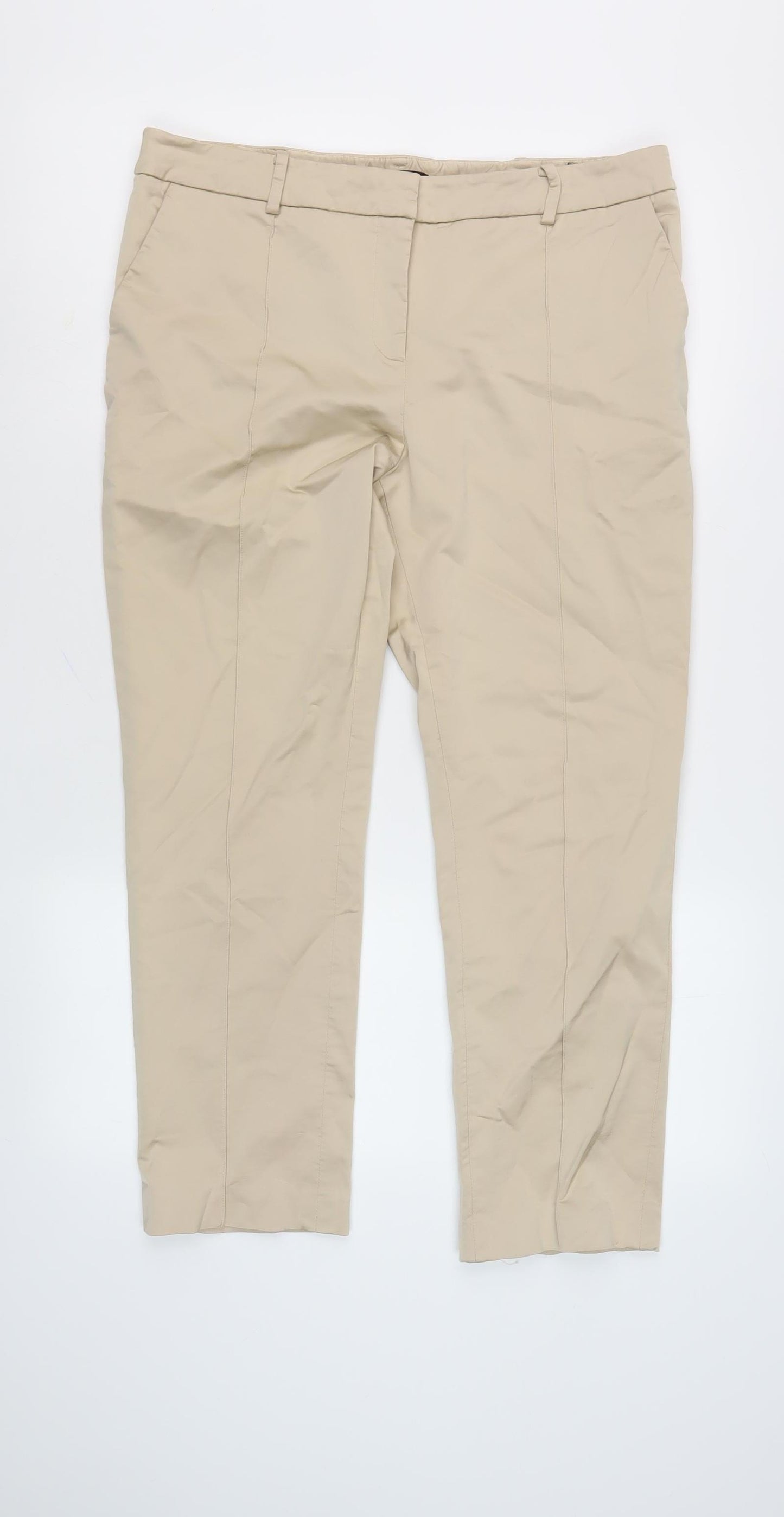 Planet Women's Beige Chinos Size 12 Straight Leg