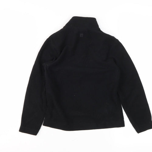 Mountain Warehouse Boys Black Fleece Sweatshirt 8-9 Years Regular Fit