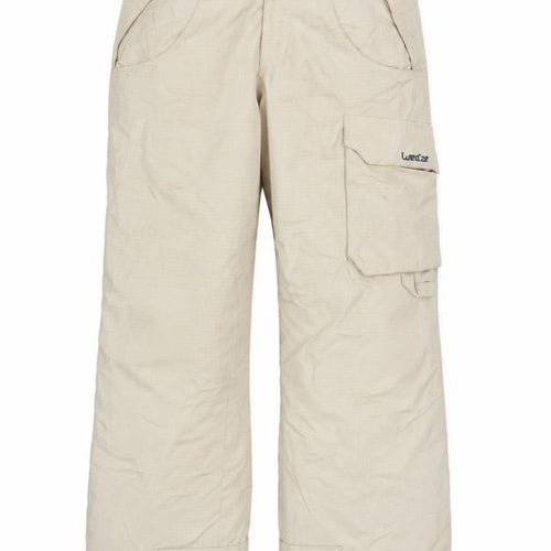 Wedze Beige Unisex Cargo Trousers M Winter Outdoor