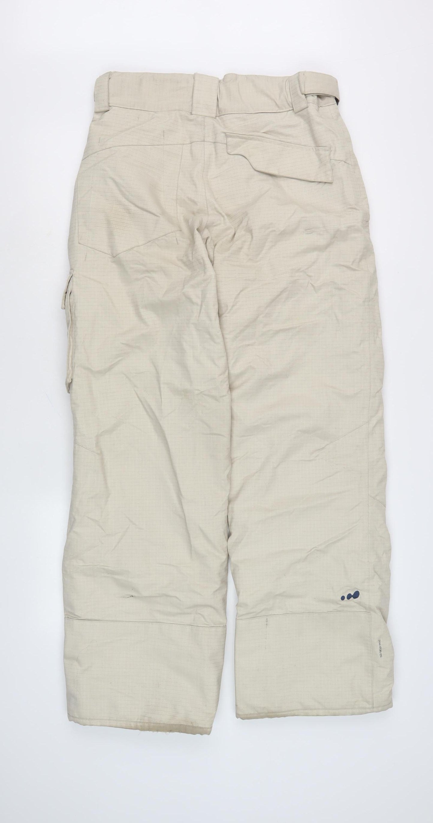 Wedze Beige Unisex Cargo Trousers M Winter Outdoor