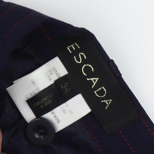 Escada Women's Black Wool Pencil Skirt Size 6