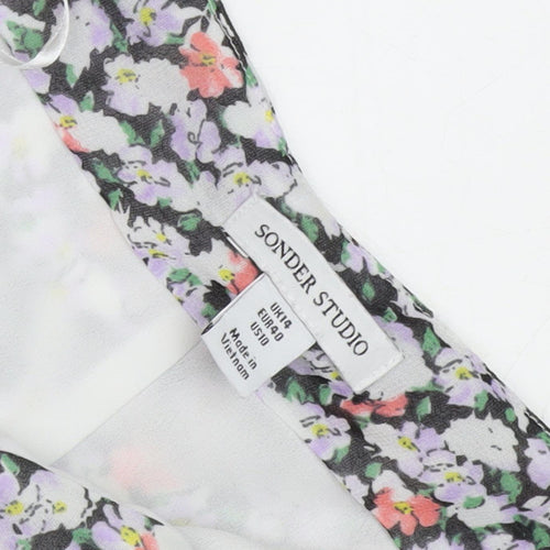 Sonder Studio Women's Floral A-Line Midi Skirt