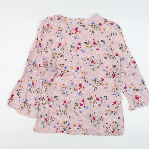 EDC Women's Multicoloured Floral Top M Casual Fashion