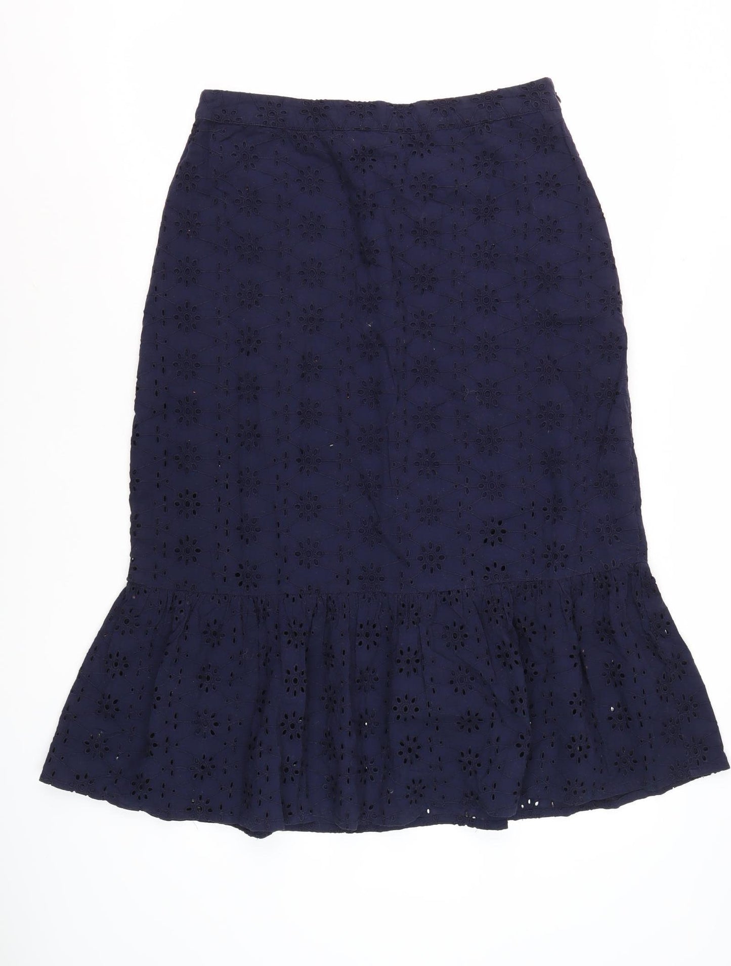 Crew Clothing Blue Women's Midi Skirt Size 14