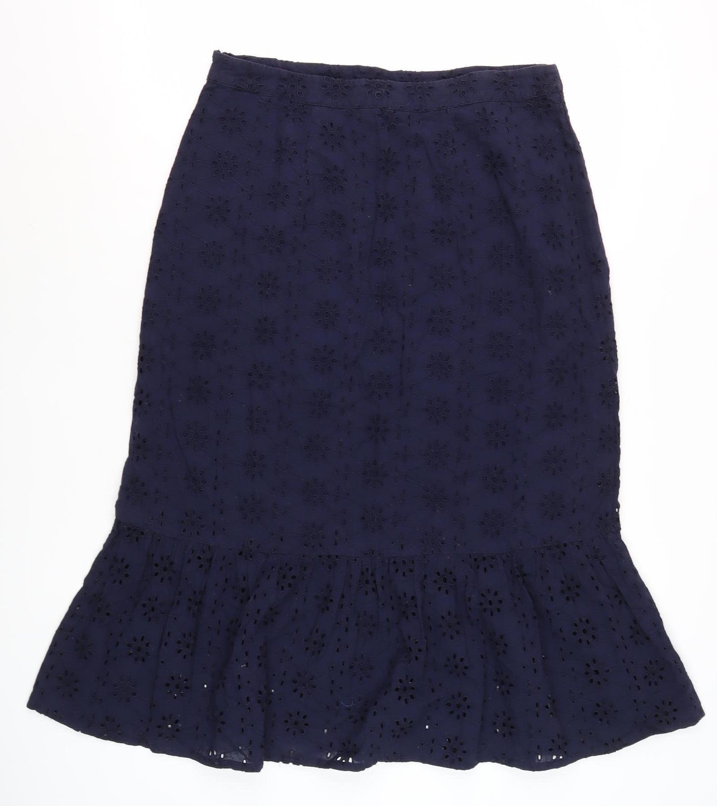 Crew Clothing Blue Women's Midi Skirt Size 14