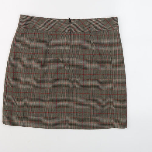 Next Women's Check Pencil Skirt, Size 10, Multicoloured