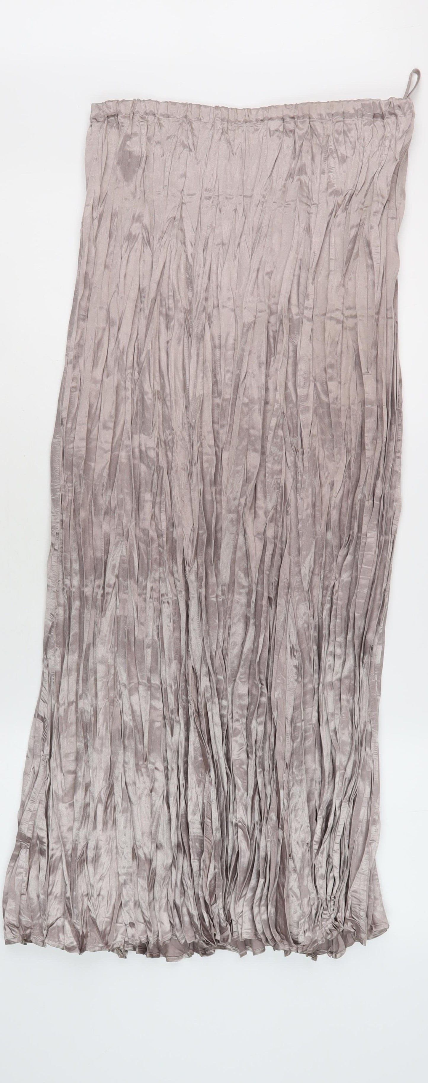Marks and Spencer Women's Grey Pleated Midi Skirt