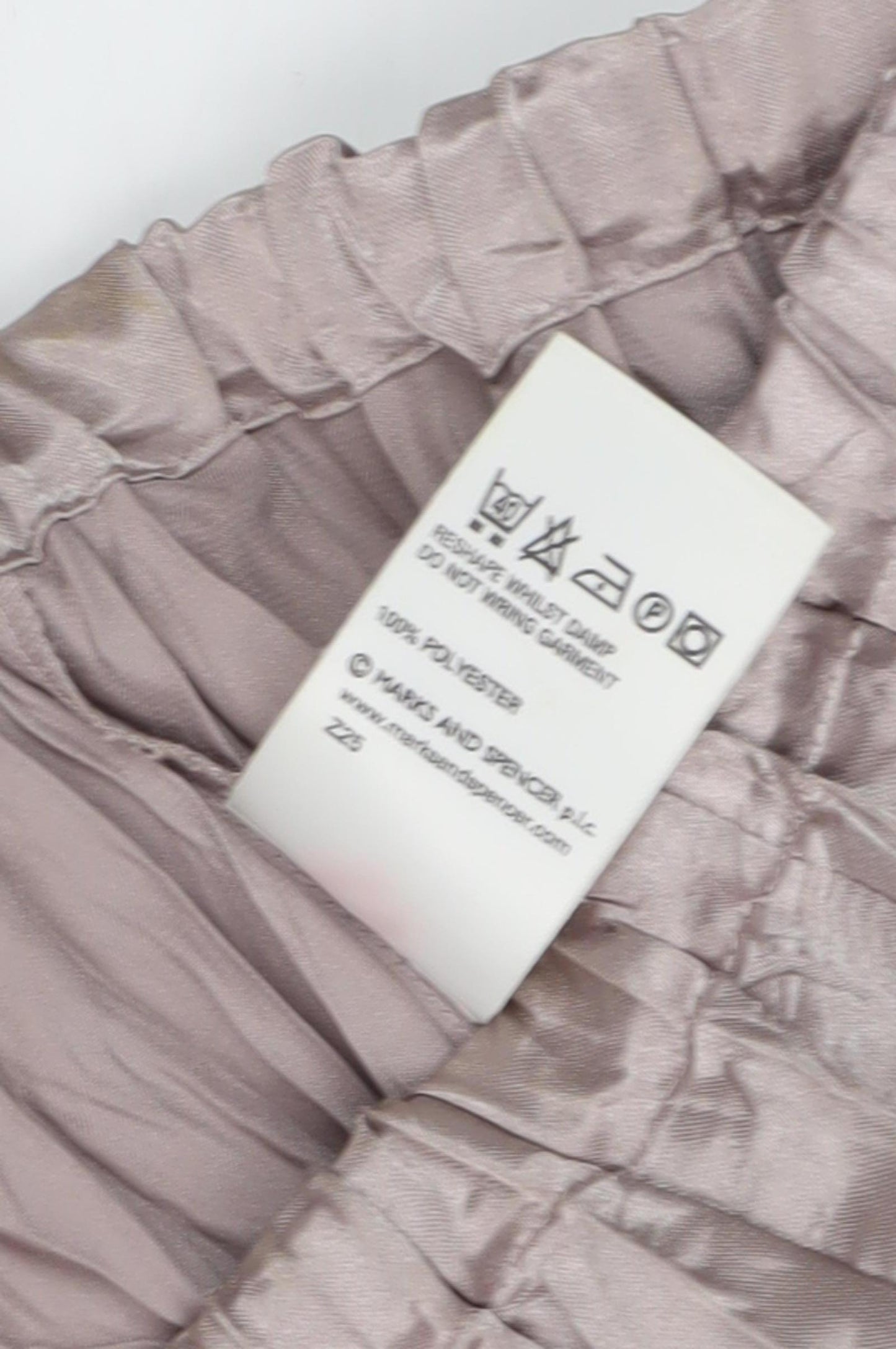 Marks and Spencer Women's Grey Pleated Midi Skirt