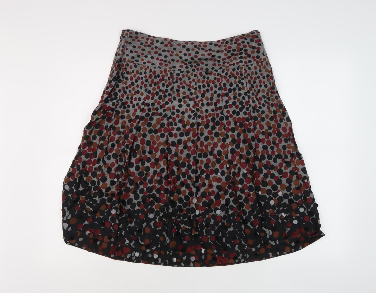 Per Una Women’s Multicoloured A-Line Skirt, Size 12