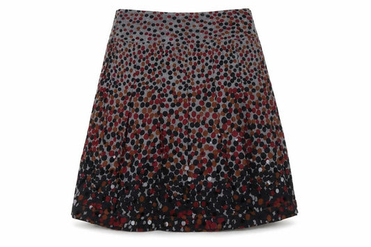 Front view of Per Una Women’s Multicoloured A-Line Skirt, size UK 12