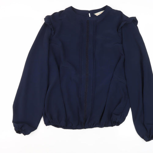 Dorothy Perkins Women's Blue Blouse UK 14