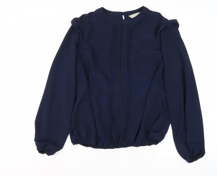Dorothy Perkins Women's Blue Blouse UK 14