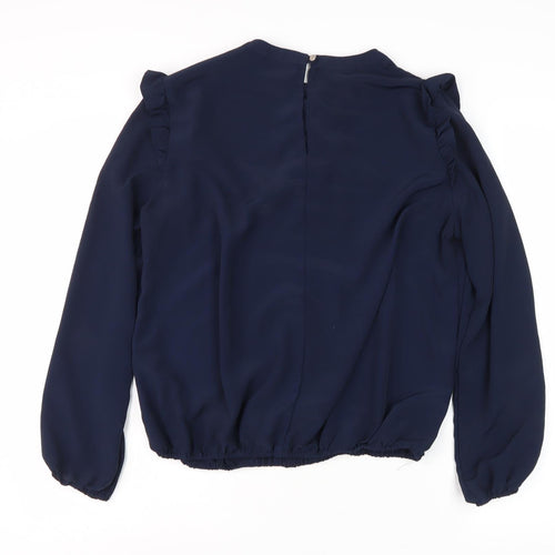 Dorothy Perkins Women's Blue Blouse UK 14
