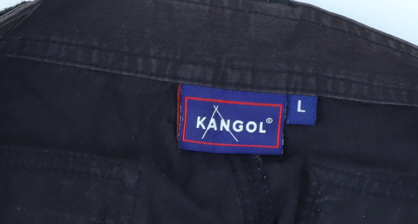 Kangol Unisex Cargo Trousers Black L