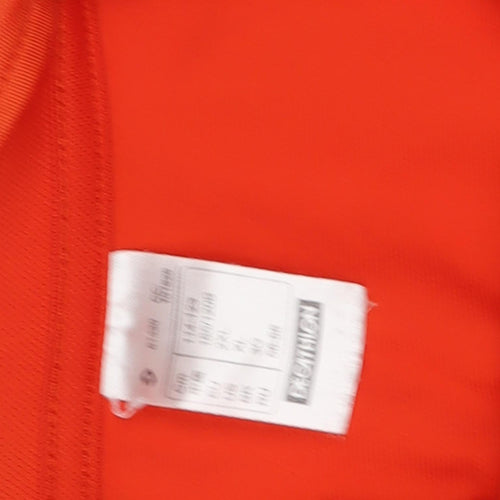 Trimm Dich Men's Orange 1/4 Zip Sports Pullover Size 54