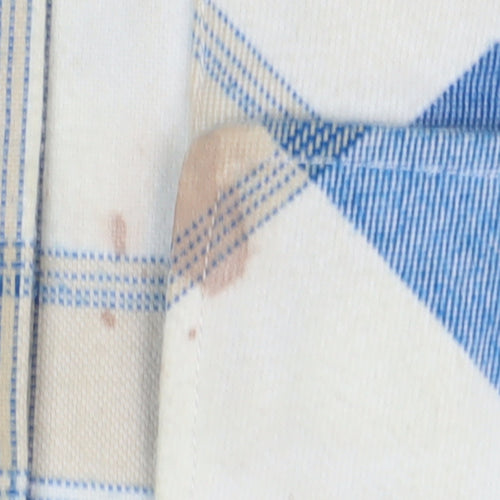 Tommy Jeans Men's Blue Plaid Casual Jacket, Size L