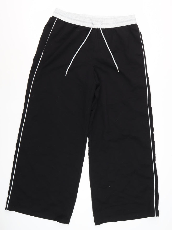 Divided Black Unisex Jogger Trousers, Size M, Casual