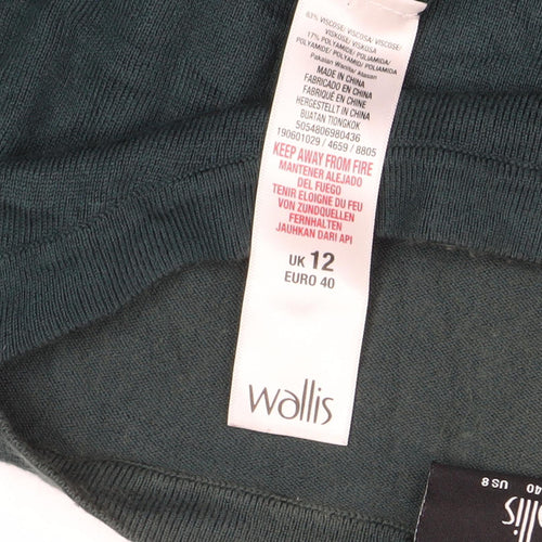 Wallis Women's Green Jumper Size 12
