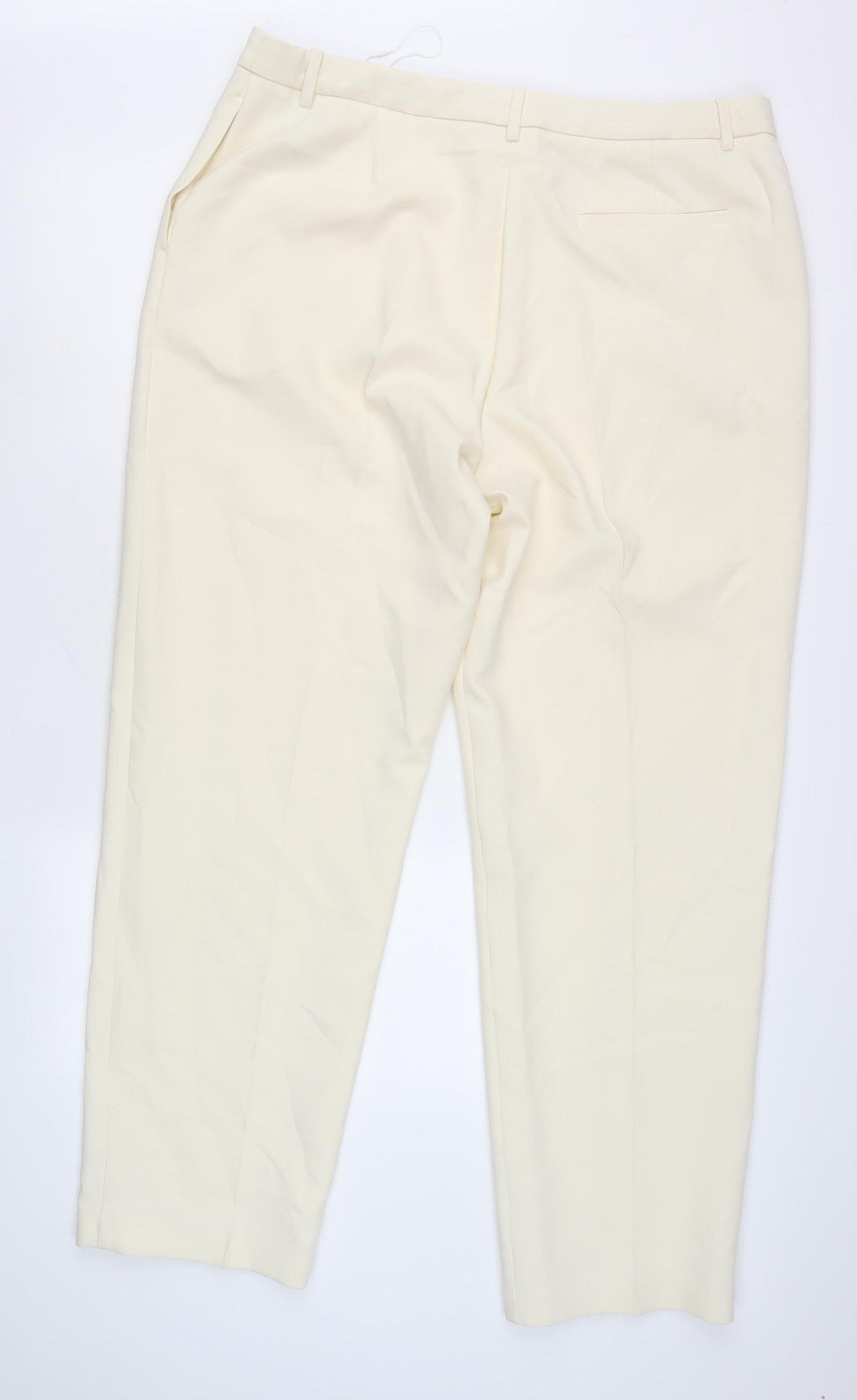 Marks and Spencer Women's Ivory Trousers Size 20