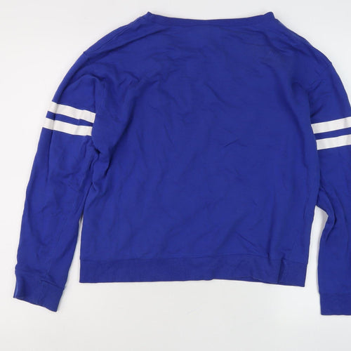 H&M Women's Blue Long Sleeve T-Shirt, Size S