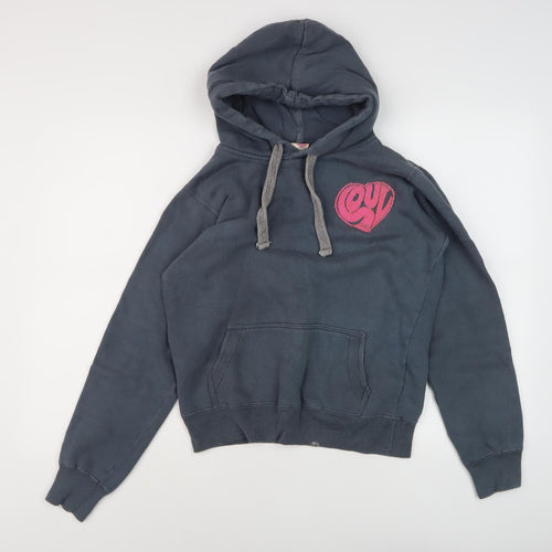 Souical Women's Grey Pullover Hoodie Size 12