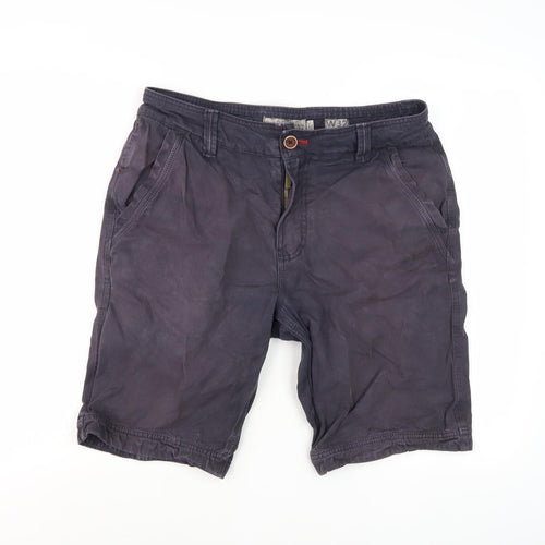 FatFace Men's Black Chino Shorts W32 Casual Summer