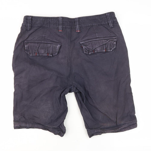 FatFace Men's Black Chino Shorts W32 Casual Summer