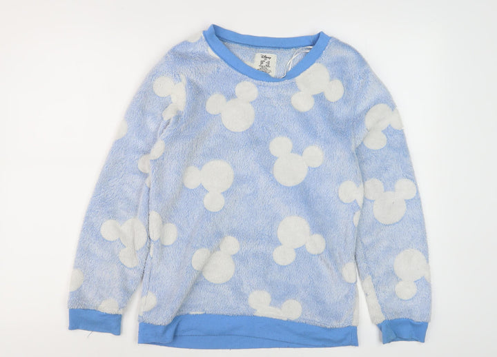 Disney XS Blue Mickey Pyjama Top - Unisex Adults