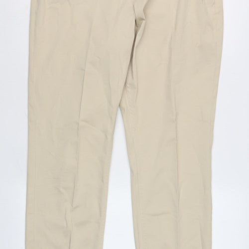 Marks and Spencer Beige Women's Trousers, Size 16