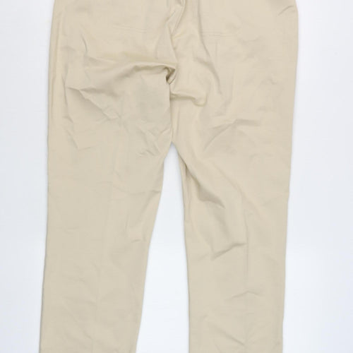 Marks and Spencer Beige Women's Trousers, Size 16