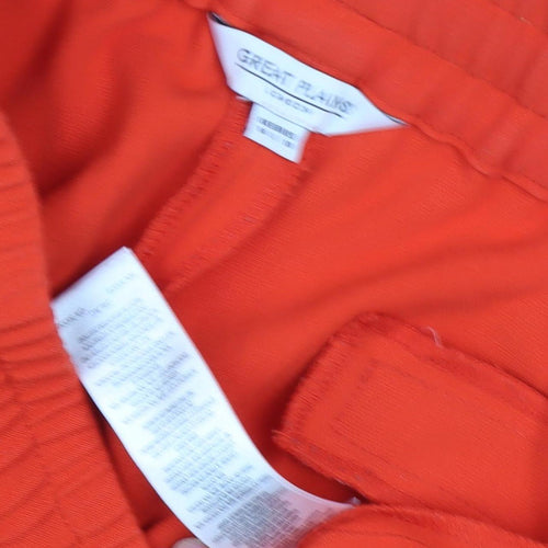 Great Plains Women's Red Jogger Trousers M