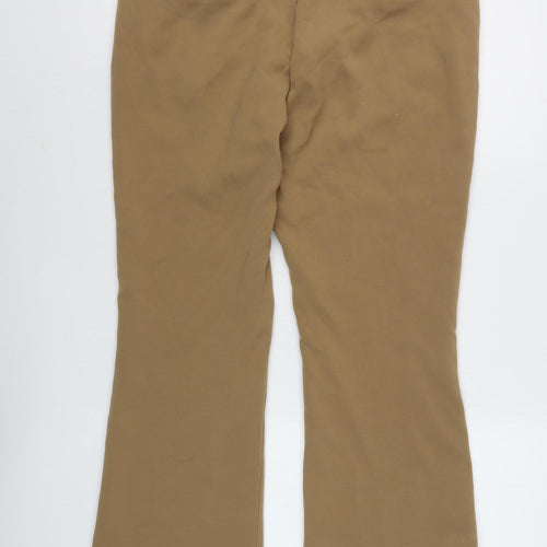 Marks and Spencer Women's Brown Chino Trousers Size 14