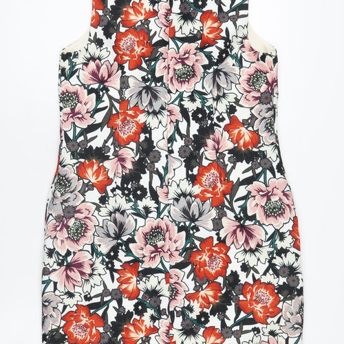 Warehouse Women's Floral Pencil Dress Size 10 Multicoloured